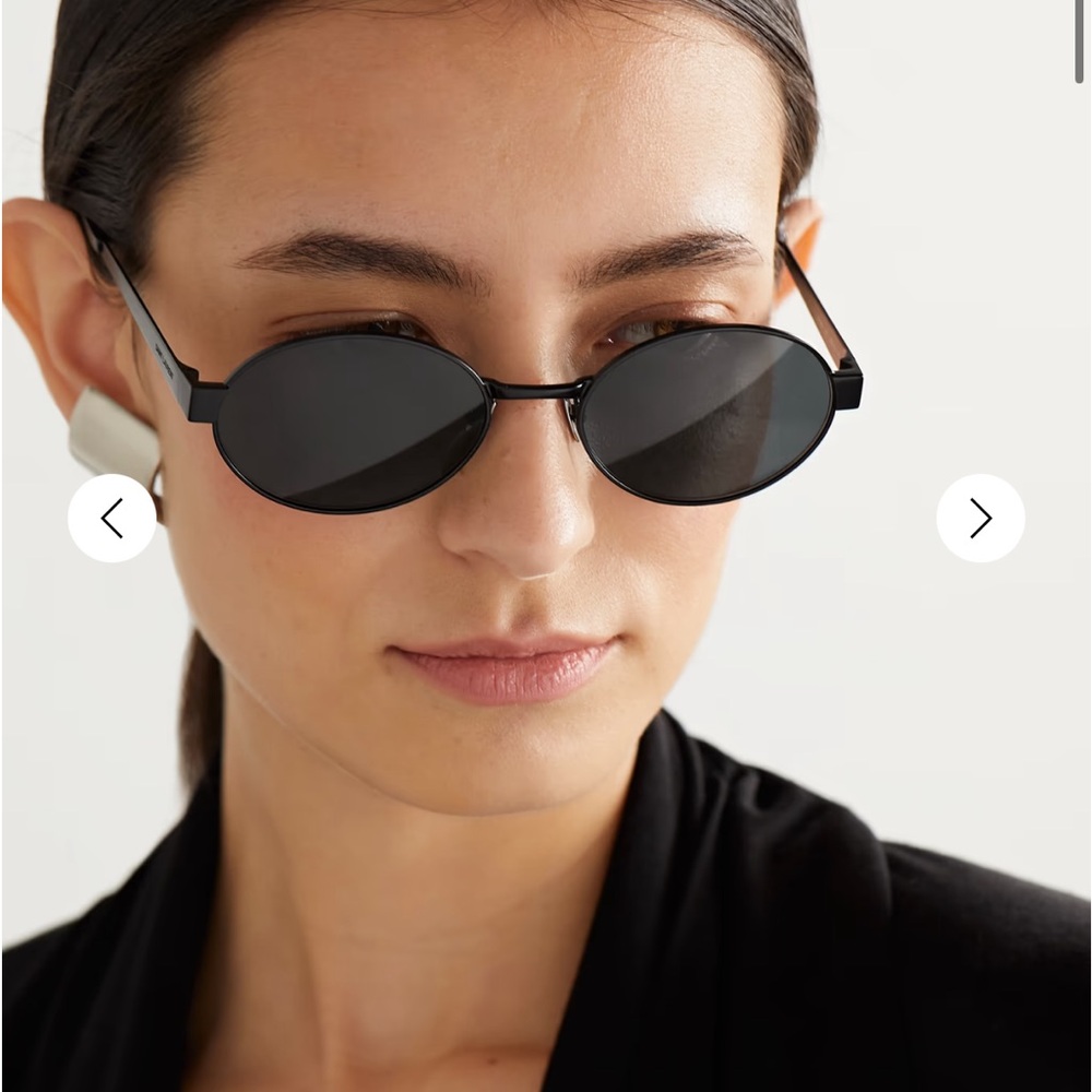 Saint Laurent Black Round Sunglasses - Style SL692 - Picture 12 of 13